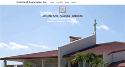 Desktop Screenshot of colome-architect.com